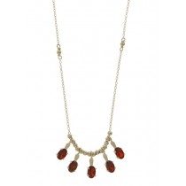 SPC FIVE RUBY STONES/16"CHAIN