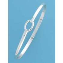 SPC 12x9mm OVAL TOP D SECT.CLIP BANGLE =