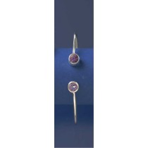 SPC 1.5mm WIRE 6mm AMETHYST TORQUE