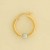 GWT 16mm TUBE CREOLES/WHITE LASER BEAD