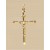 GWT 48x32mm HOLLOW TUBE CRUCIFIX SIZE 4