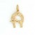 GWT HORSE IN HORSESHOE PENDANT