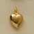 GWT 15mm HOLLOW HEART PENDANT