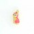 GWT ENAMEL SITTING CAT CHARM