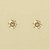 GPC 6mm CHAMPAGNE CZ STUDS