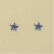 GPC 5mm COLOUR CZ STAR STUDS-TANZANITE
