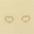 GPC  9mm GOLD TIF HEART STUDS          =