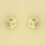GPC 8mm CZ CUBE ILLUSION STUDS