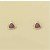 GPC TRILLION AMETHYST STUDS