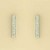GPC 9ct WHITE CZ CHANNEL SET BAR STUDS