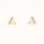 GPC 5mm TRIANGULAR CLAW SET CZ STUDS   =