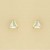 GPC 6mm TRIANGULAR CLAW SET CZ STUDS   =