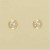 GPC 4mm CZ SET 7mm GROOVED RIM STUDS
