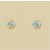 GPC 5MM BLUE TOPAZ RUB SET STUD        =