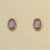GPC 8x6mm OVAL AMETHYST STUDS