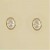 GPC 8x6mm OVAL CZ STUDS