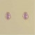 GPC 8x6mm OVAL LILAC CZ STUDS