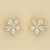GPC MARQUIS CZ CLUSTER FLOWER STUDS