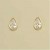 GPC TEARDROP CZ RUBSET STUDS