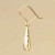 GPC SMALL PAISLEY DROP EARRING         =