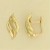 GPC TWO TONE 3 ROW WAVY STUDS