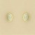 GPC 2 COLOUR TWO TONE OVAL STUD        =