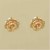 GPC D/C ROSE STUD EARRINGS