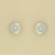 GPC WHITE TWO TONE CZ SET ROUND STUDS  =
