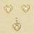 GPC CELTIC HEART PEARL EARRING/PEND SET