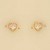 GPC ARROW THROUGH HEART CZ STUDS       =