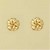 GPC CONCAVE FOLDED KNOT STUDS