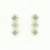 GPC 3 SQ.STONE DIA.SHAPE STUDS-B.TOPAZ