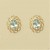GPC 7x5mm BLUE TOPAZ FANCY STUDS