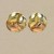 GPC 3 COLOUR FOLDED KNOT STUDS