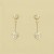 GPC CZ HEART STUD WITH HEART CZ DROP   =