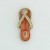 GPC PINK ENAMEL JEWELLED SLIPPER SHOE  =