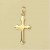 GPC 20x12 SOLID POLISHED GOTHIC CROSS  =