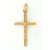 GPC 33x21mm SOLID ENGRAVED CROSS       =