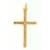 GPC 40x25mm SOLID ENGRAVED CROSS       =
