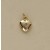 GPC 2mm CZ SET 10mm POLISHED HEART PEND.