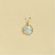 GPC 6mm BLUE TOPAZ RUBSET PENDANT