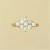 GPC CZ KITE SHAPE CLUSTER RING         =