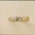 GPC CZ 5 STONE WIGGLY ETERNITY RING    =