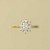 GPC CZ OVAL CLUSTER RING               =