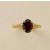 GPC 9x7mm GARNET RING                  =