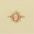 GPC 8x6mm OVAL CAMEO RING              =