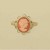 GPC 10X8mm TWIST WIRE EDGE CAMEO RING  =