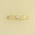 GPC 3 STONE CZ SET FANCY BAND RING