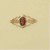 GPC OVAL GARNET FANCY RING