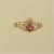 GPC GARNET CLADDAGH RING